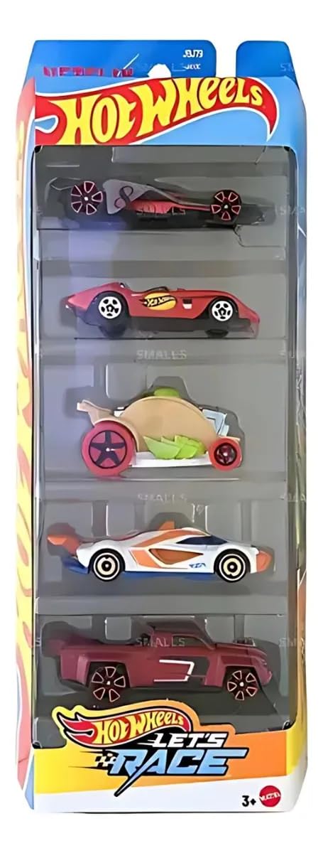 Hot Wheels Car 2025 Let's Race Pack of 5 (Bad to The Blade